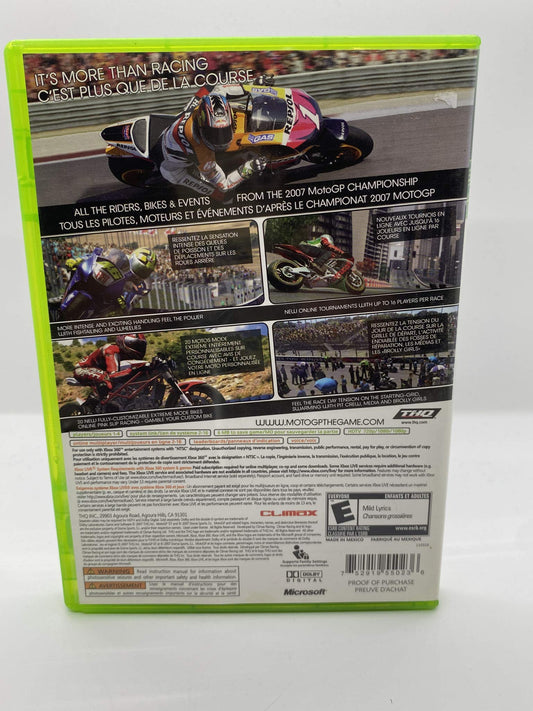 THQ MOTO GP 2007 Video Game for Xbox 360 - Racing Simulation, Model SG_B000Q328FG