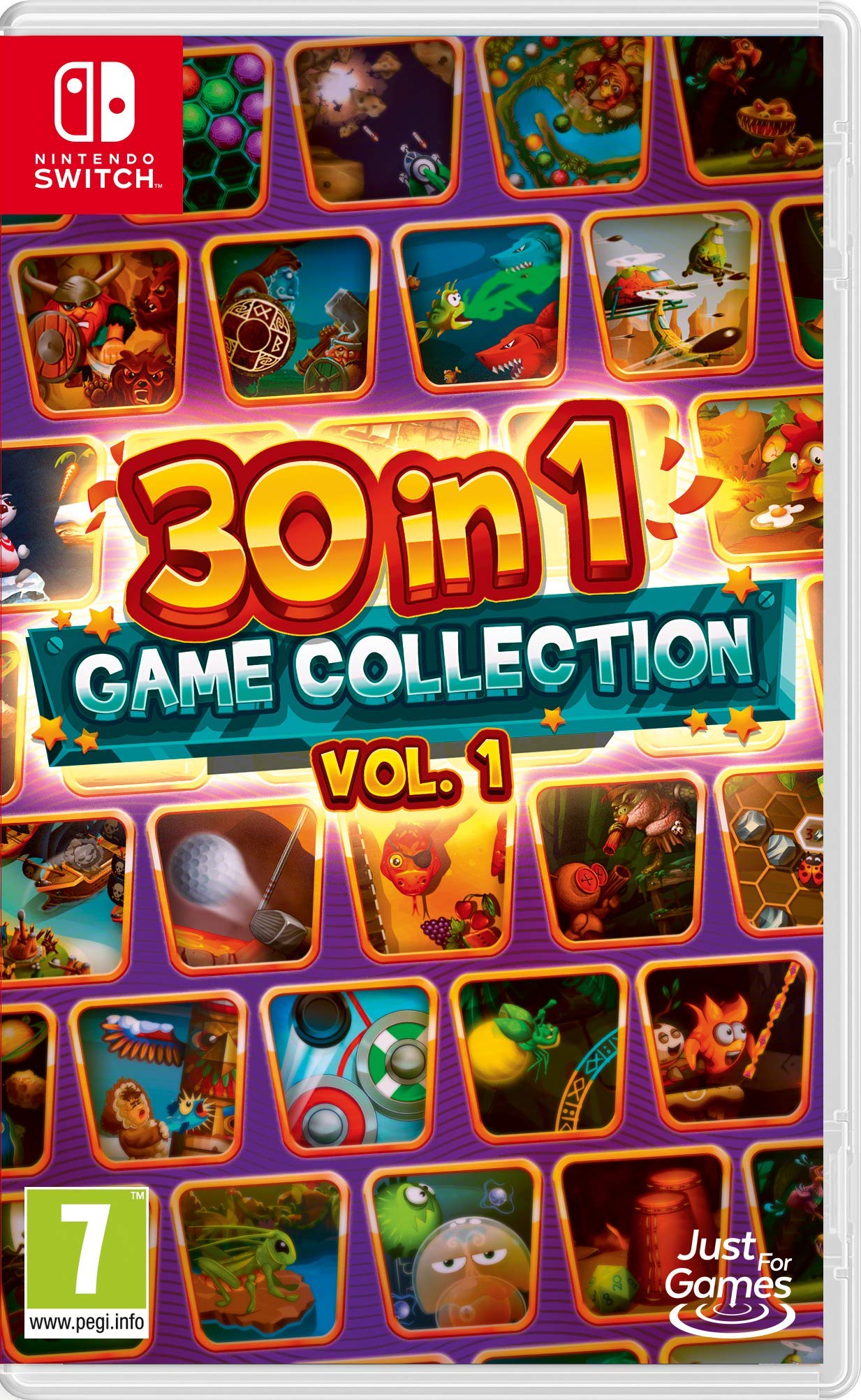 Just For Games 30 In 1 Game Collection Vol 1 for Nintendo Switch - Model 3700664527376