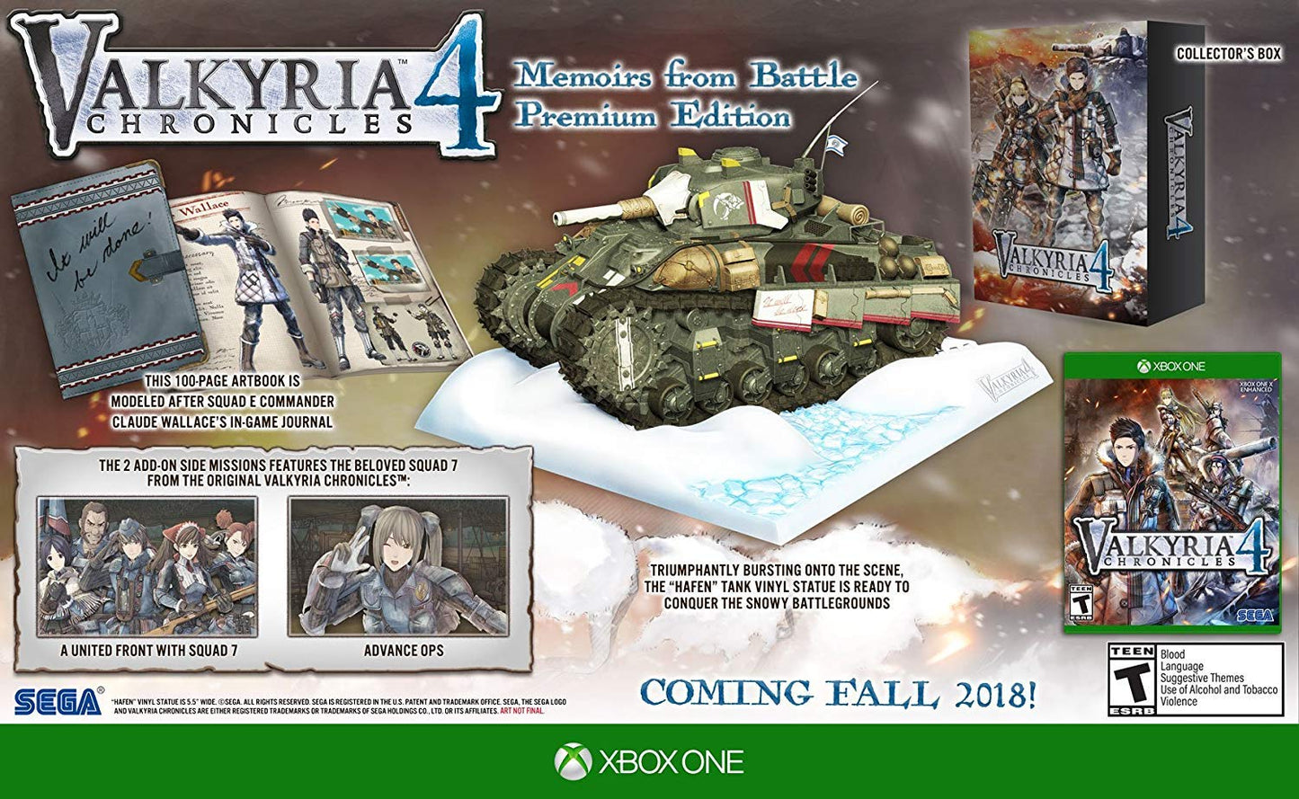Valkyria Chronicles 4: Memoirs From Battle Edition - Xbox One