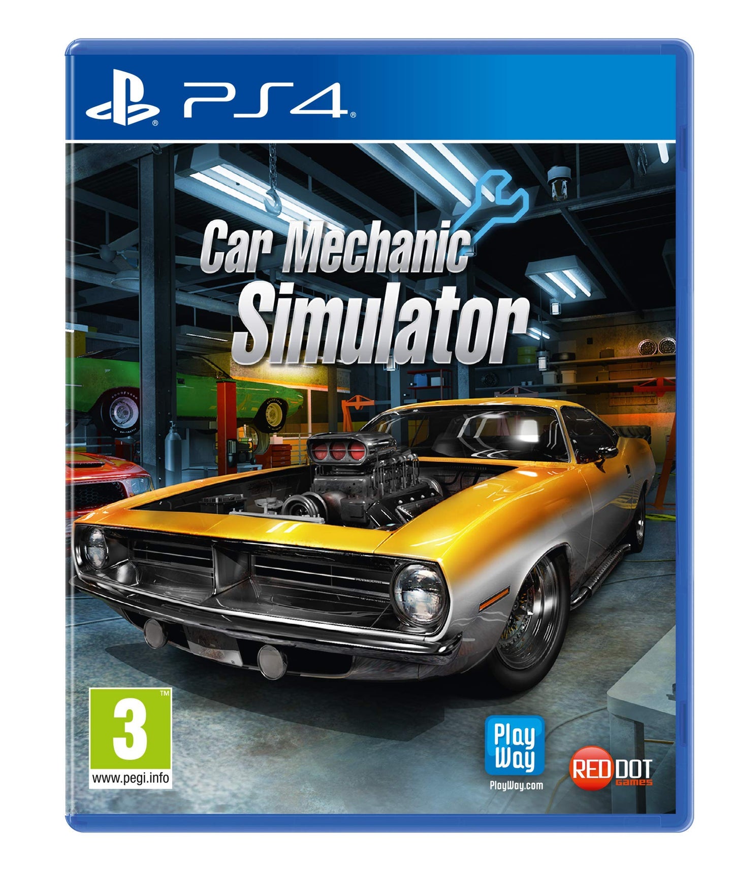 Deep Silver Car Mechanic Simulator for PS4 - Model PS401113, Realistic Gameplay, Engaging Simulation