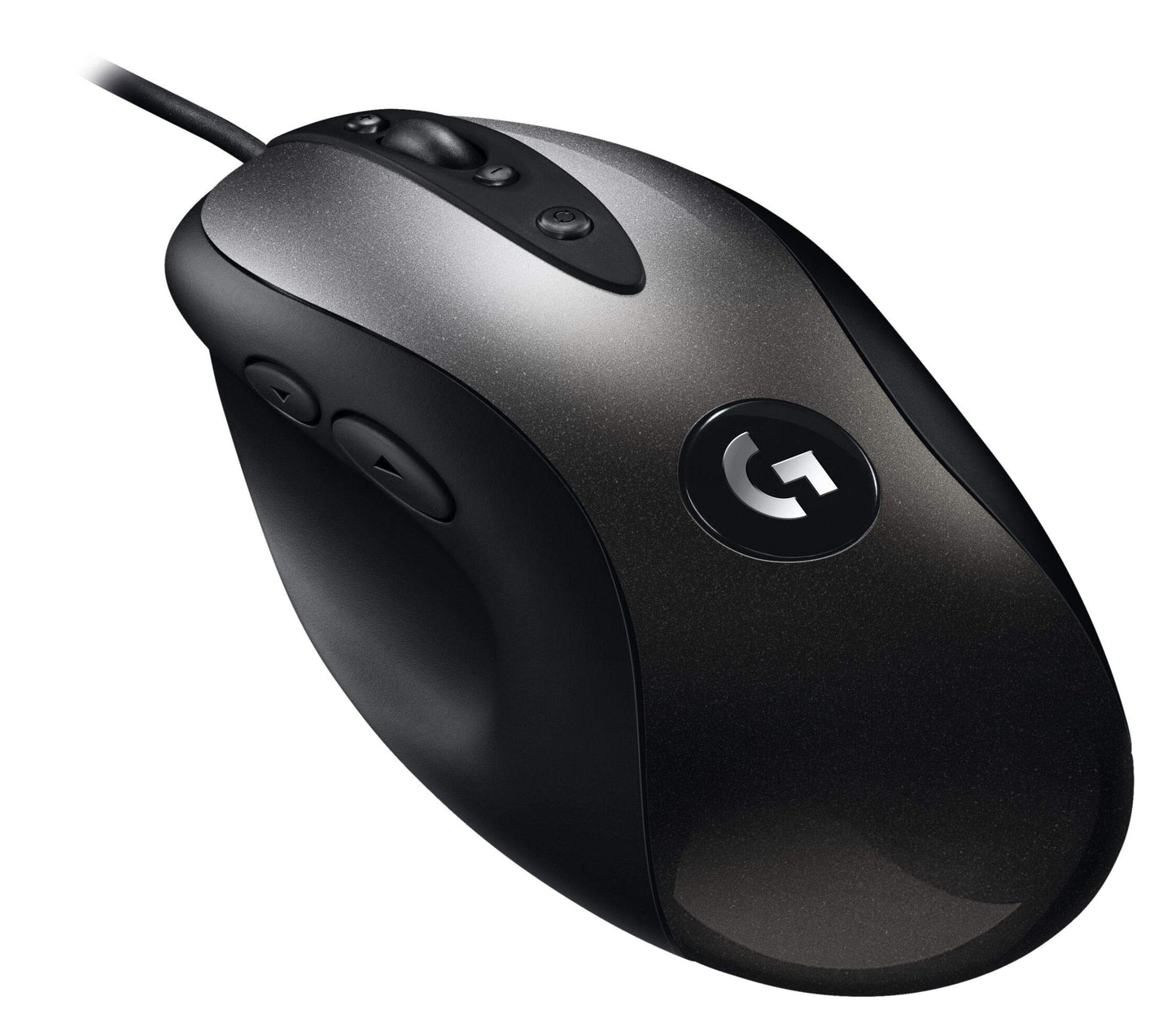 Logitech G MX518 Gaming Mouse Hero 25K Sensor 25 600 DPI ARM-Processor 8 Programmable Buttons - Black/Grey