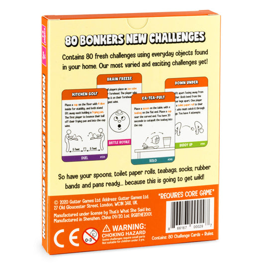 Gutter Games Beat That Household Objects Expansion - Family Party Game for Kids and Adults, 26 cm x 20.5 cm x 8 cm, Multicolor