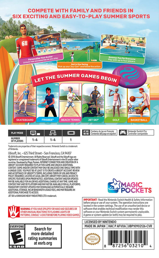 Ubisoft Sports Party - Nintendo Switch Standard Edition, Model UBP10902126