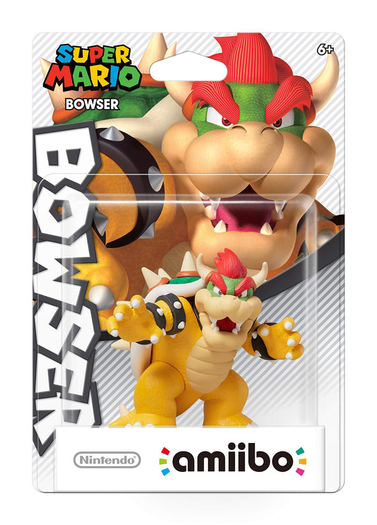 Nintendo Bowser Amiibo - Super Mario Bros Series - Plastic Figure - NVLCABAF - Bowser Color