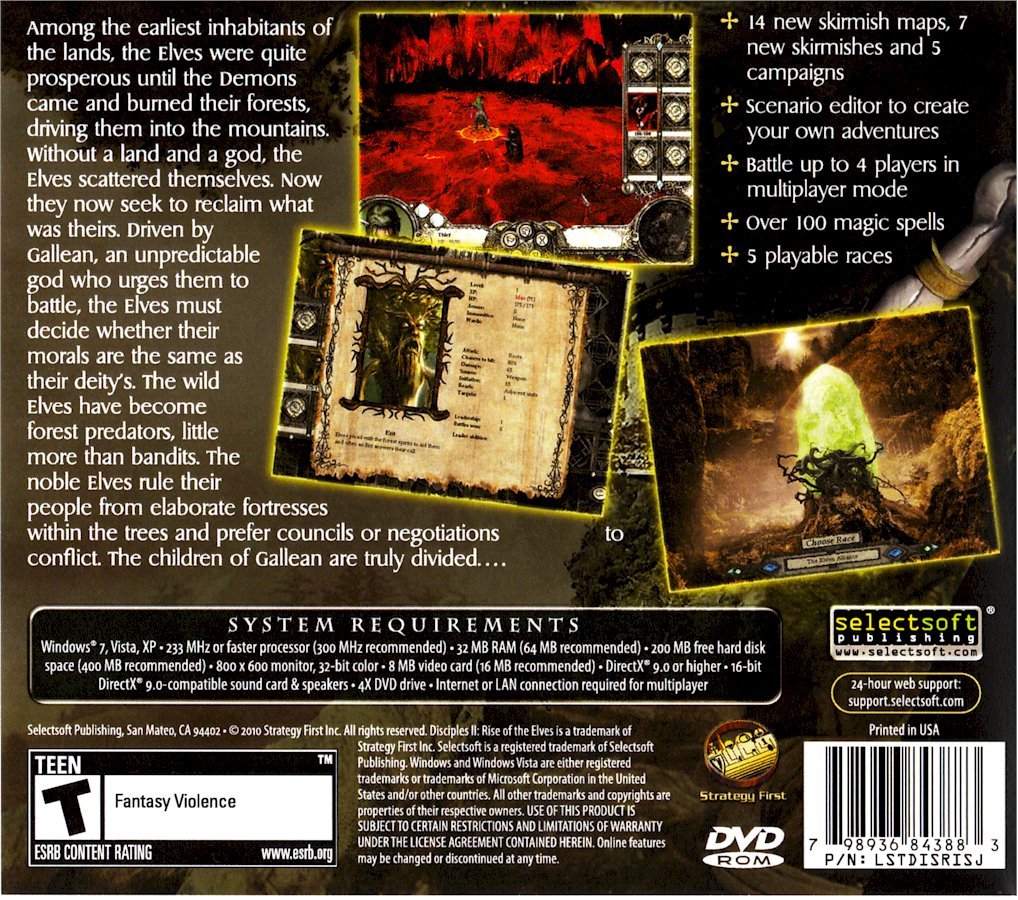 Strategy First Disciples 2 - Rise Of The Elves Gold Edition Game