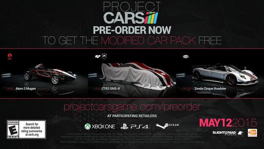 Bandai Namco Project CARS Video Game for PlayStation 4 - Model 12017
