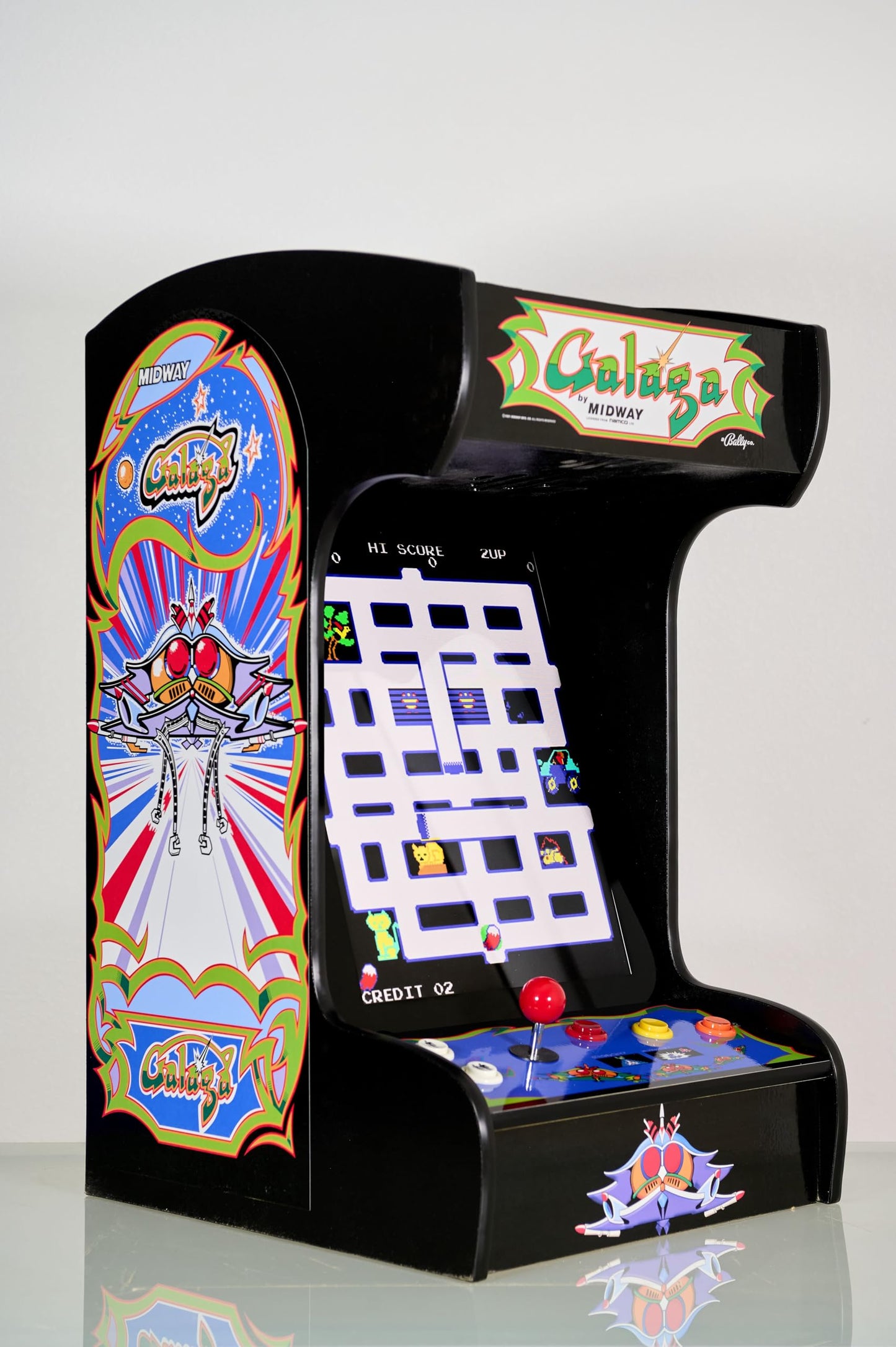 Doc and Pies Arcade Factory Classic Home Arcade Machine - 412 Retro Games, Full Size LCD Screen, Tabletop/Bartop, Black