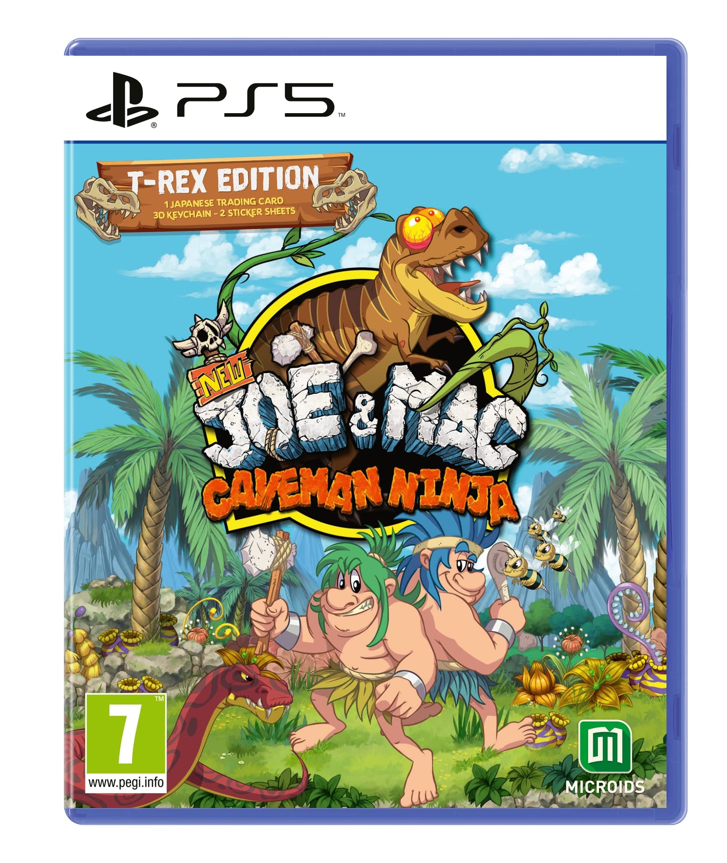 MICRODS New Joe & Mac: Caveman Ninja - T-Rex Edition (PS5)