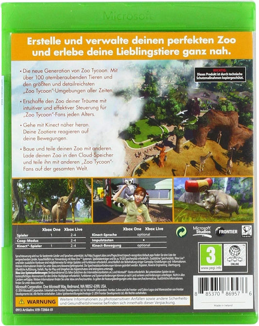Microsoft Zoo Tycoon Game for Xbox One - Model 217946, Engaging Animal Simulation Experience