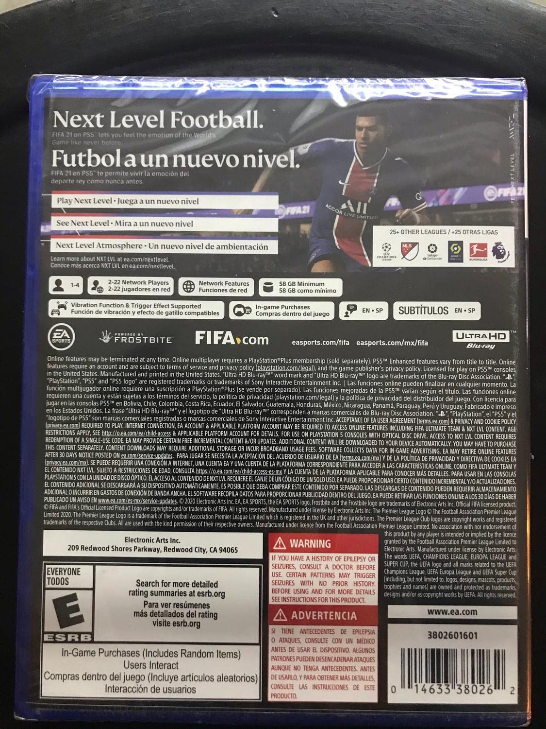 Electronic Arts FIFA 21 Next Level Edition - PS5 Game, Model 38026