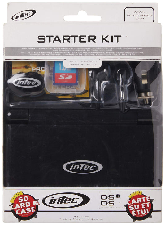 Intec DSi Starter Kit 7 Pack - Black, Model G1984, Essential Accessories for Nintendo DSi