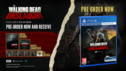 Tesura Games The Walking Dead: Onslaught (PS4) - Action Adventure Game, Model PG000486