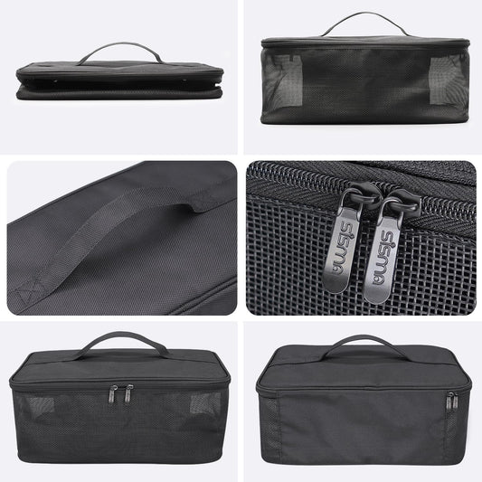 sisma Video Games Storage Bag for Xbox PS5 PS4, Holds 23-27 Discs, Black, Polyester, Model SVG2021031GC