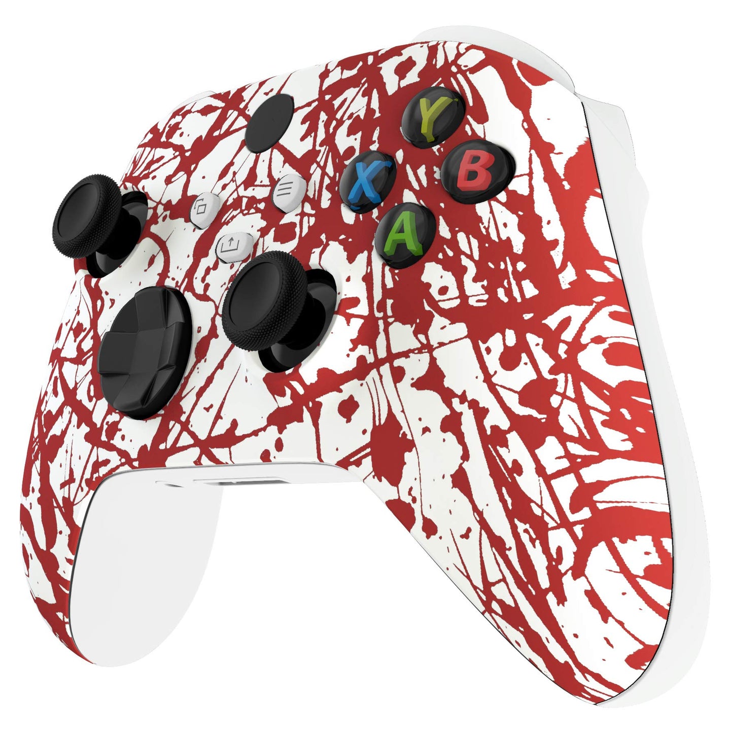 eXtremeRate Xbox Series X & S Controller Replacement Shell - Blood Scary-Theme Housing Cover, Model FX3S205
