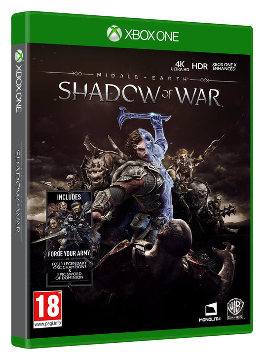 WARNER BROS Middle-earth: Shadow of War for Xbox One - Standard Edition, Model 220360