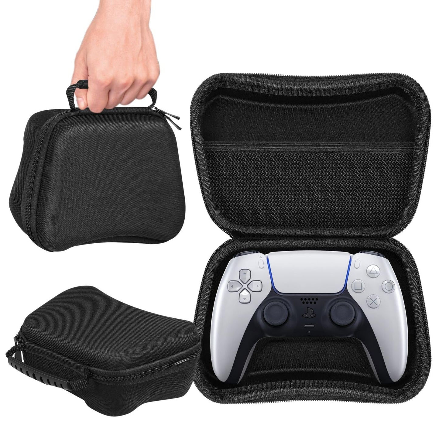 TNP Universal Controller Carrying Case Compatible with PS5, PS4, Xbox Series X/S, Xbox One & Nintendo Switch Pro Controllers, Ha