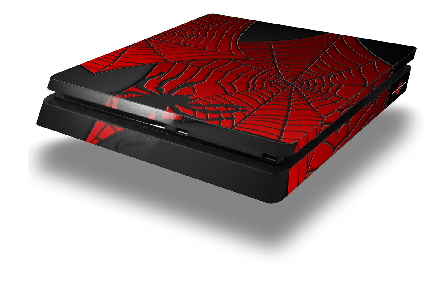 Vinyl Decal Skin Wrap compatible with Sony PlayStation 4 Slim Console Spider Web (PS4 NOT INCLUDED)