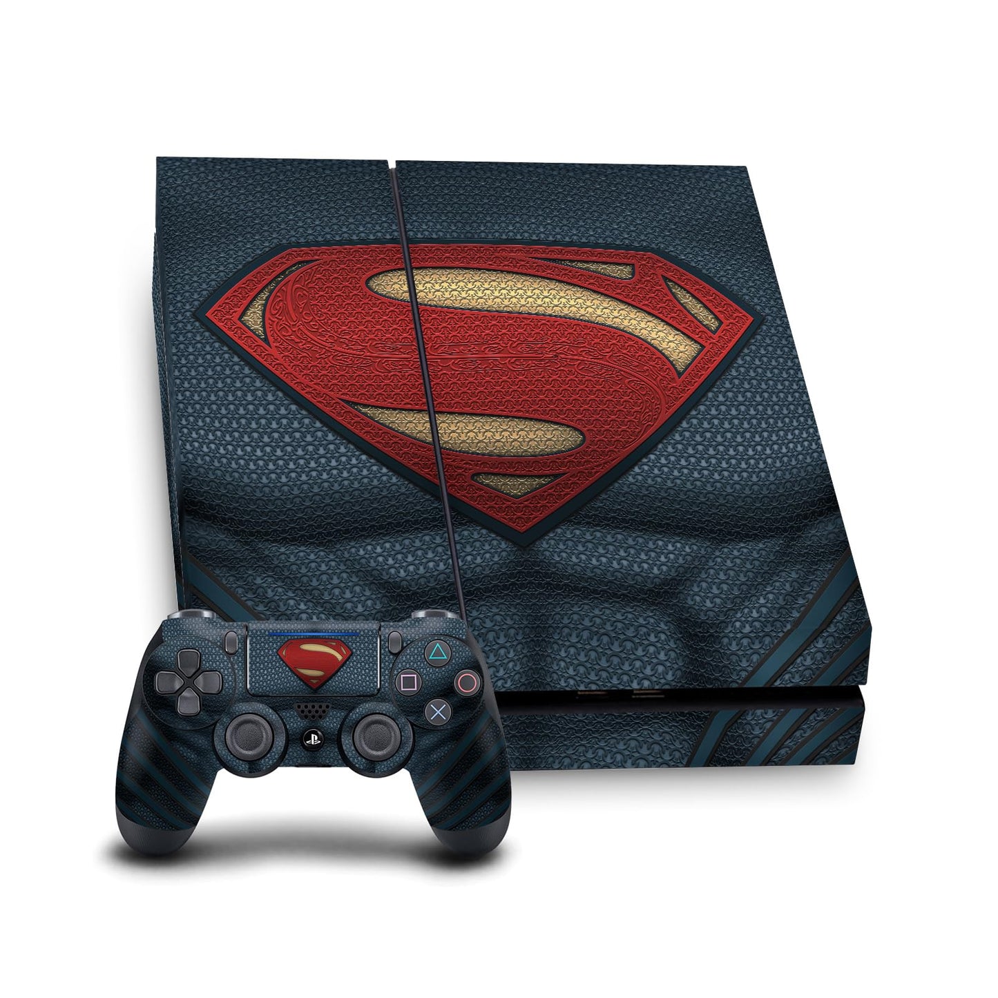 Head Case Designs Officially Licensed Batman V Superman: Dawn of Justice Superman Costume Graphics Vinyl Gaming Skin Decal Compatible With Sony PlayStation 4 PS4 Console and DualShock 4 Controller