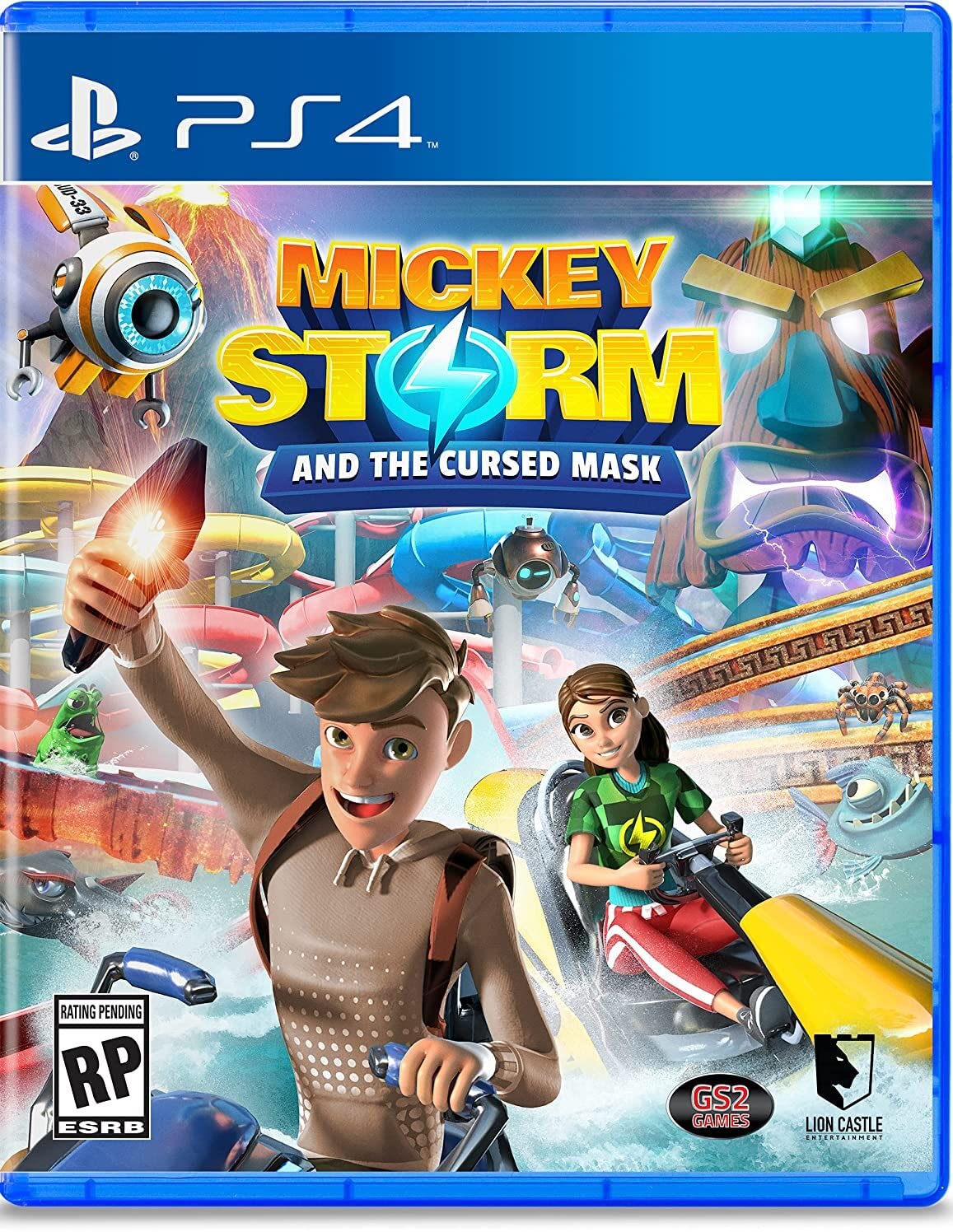 Mickey Storm and the Cursed protective cover - PlayStation 4