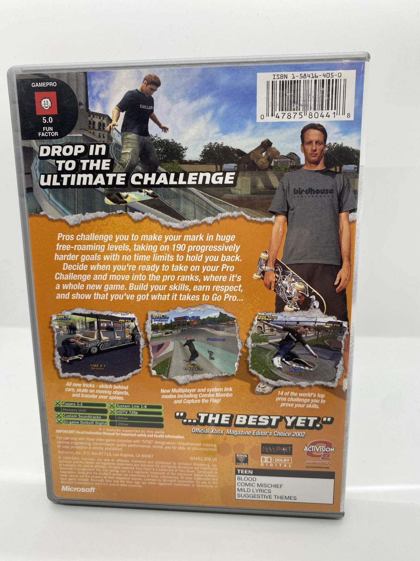 ACTIVISION Tony Hawk's Pro Skater 4 - Xbox Game, Model XBACTV 047875804418
