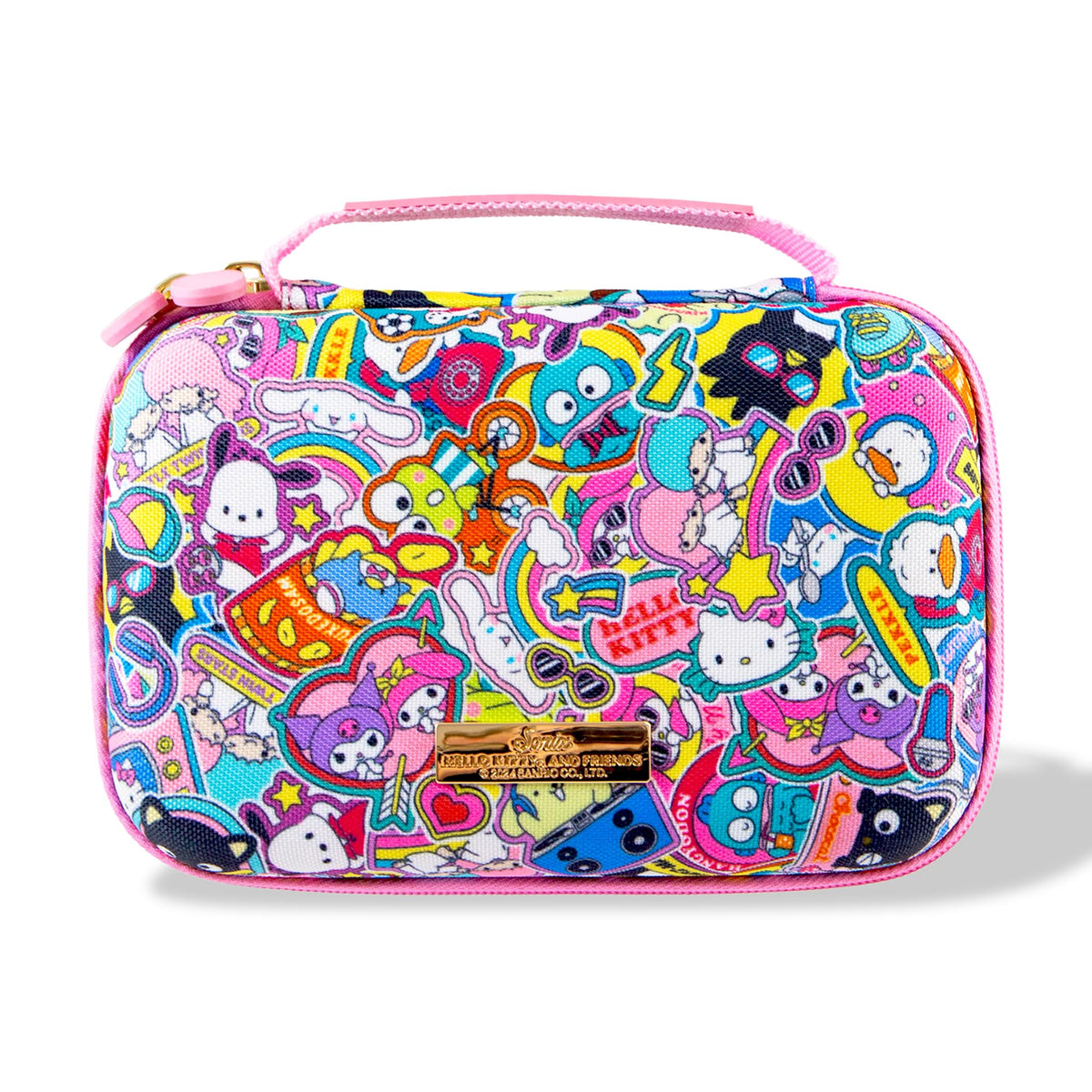 Sonix x Sanrio 60 Switch Game Case | Compatible with Nintendo Switch PS Vita SD Memory Cards refill units | Hello Kitty & Friends Stickers