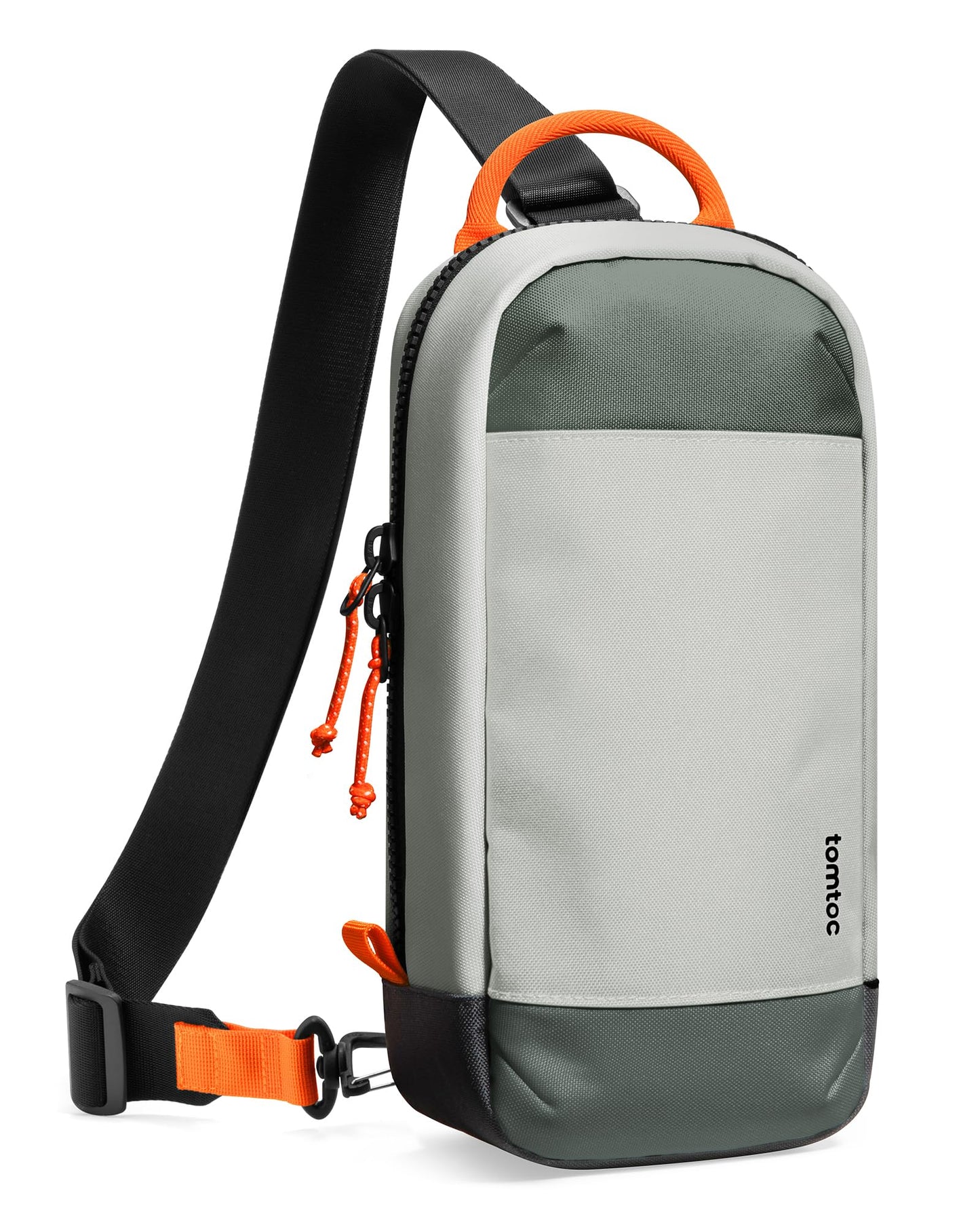 tomtoc Sling Crossbody Bag for Nintendo Switch 2 Protective Travel Chest Carrying Gaming Pouch with 8 Game Cartridges Slots
