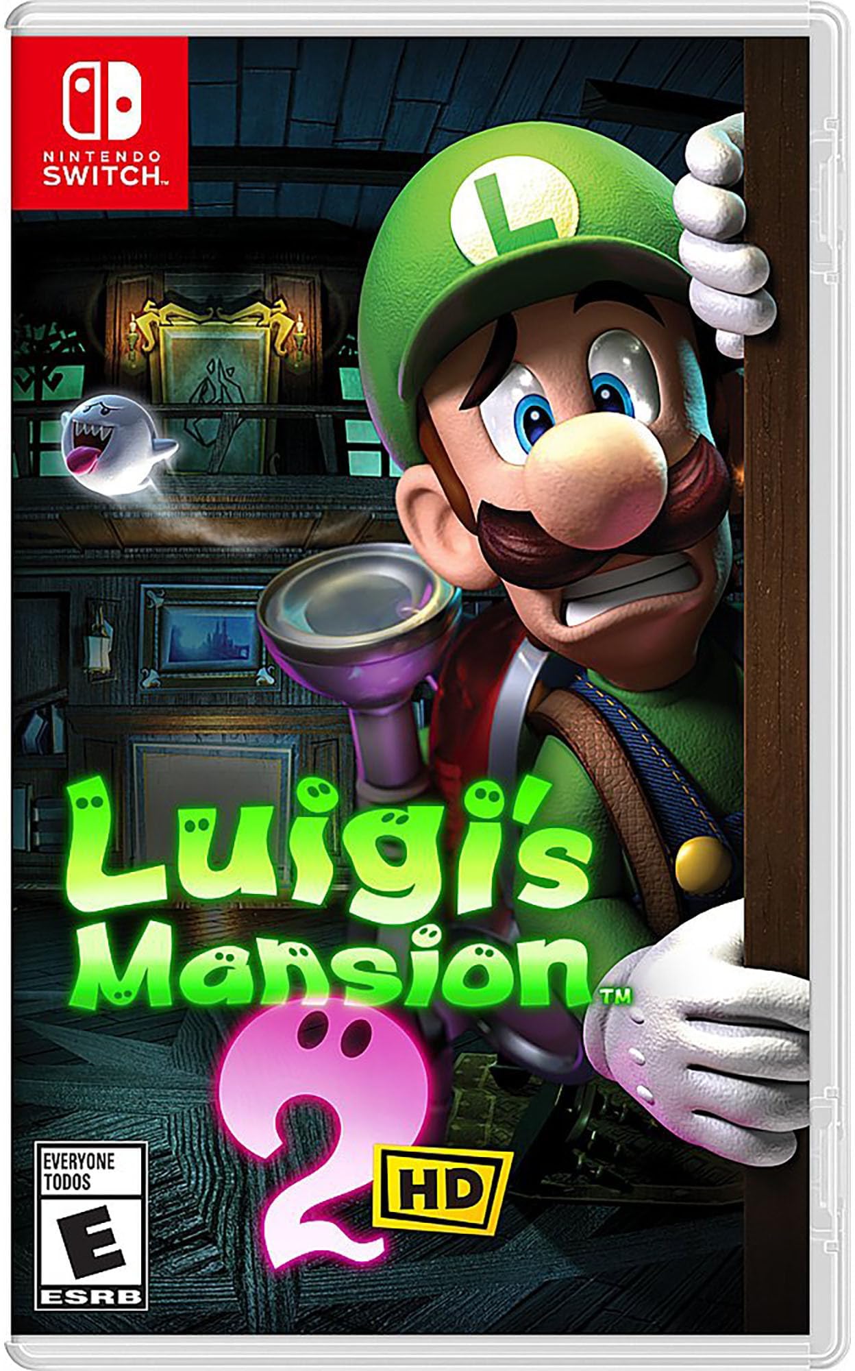 Nintendo Luigis Mansion 2 HD Video Game - Model HACPBANRA, Engaging Adventure for Nintendo Switch