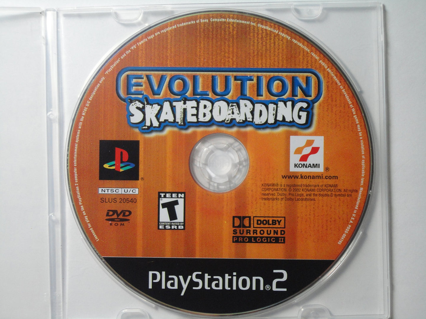 Konami Evolution Skateboarding Game for PlayStation 2 - Classic Skateboarding Adventure