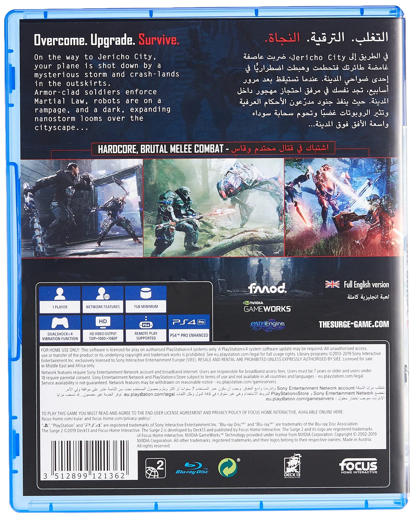 Focus Home Interactive The Surge 2 for PS4 - Action RPG, Model PS401144