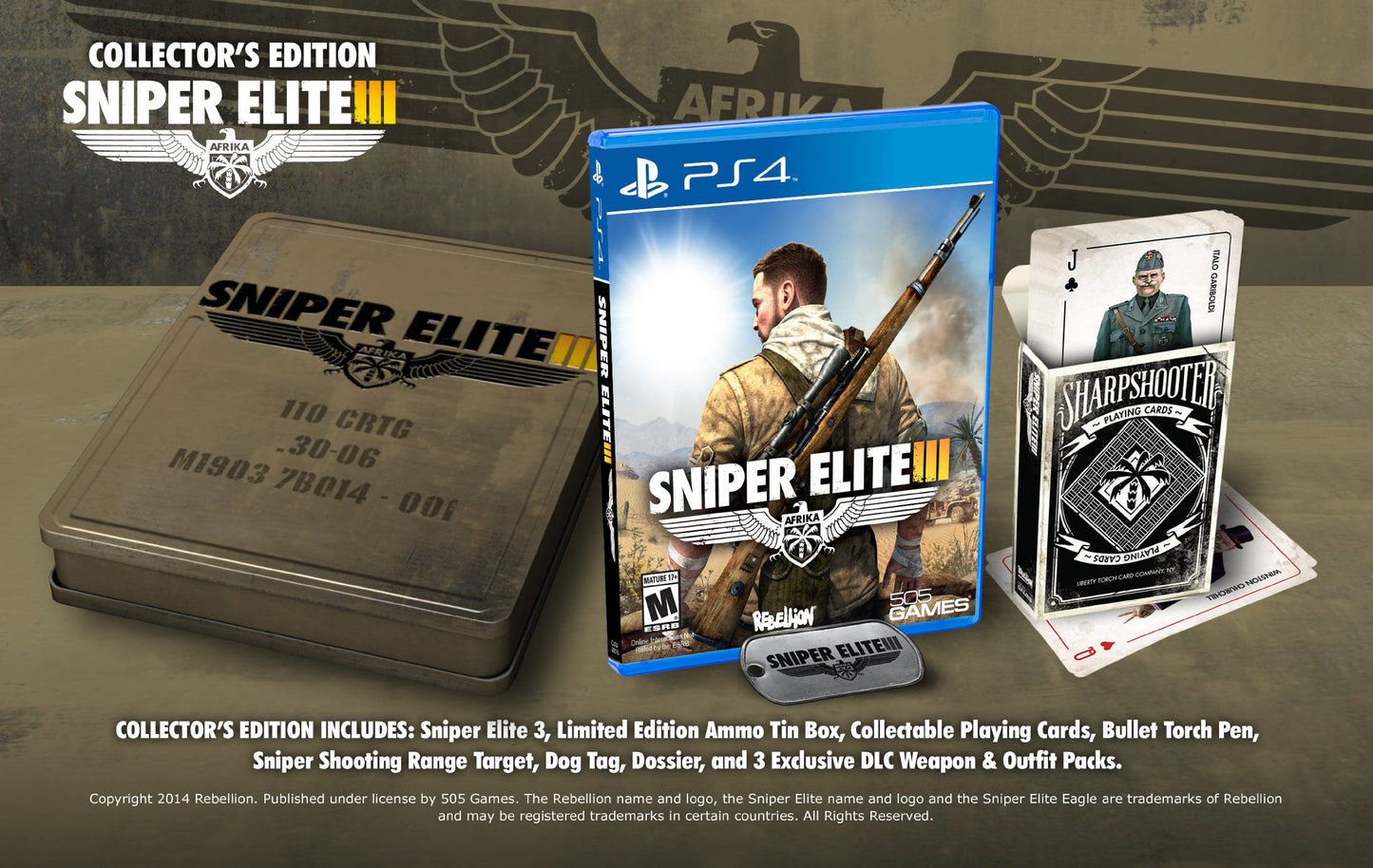 Sniper fine design III: Collectors Edition - PlayStation 4 Collectors Edition