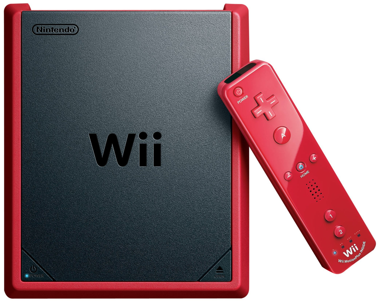 Wii Mini with Mario Kart Wii Game - Red (refurbished)