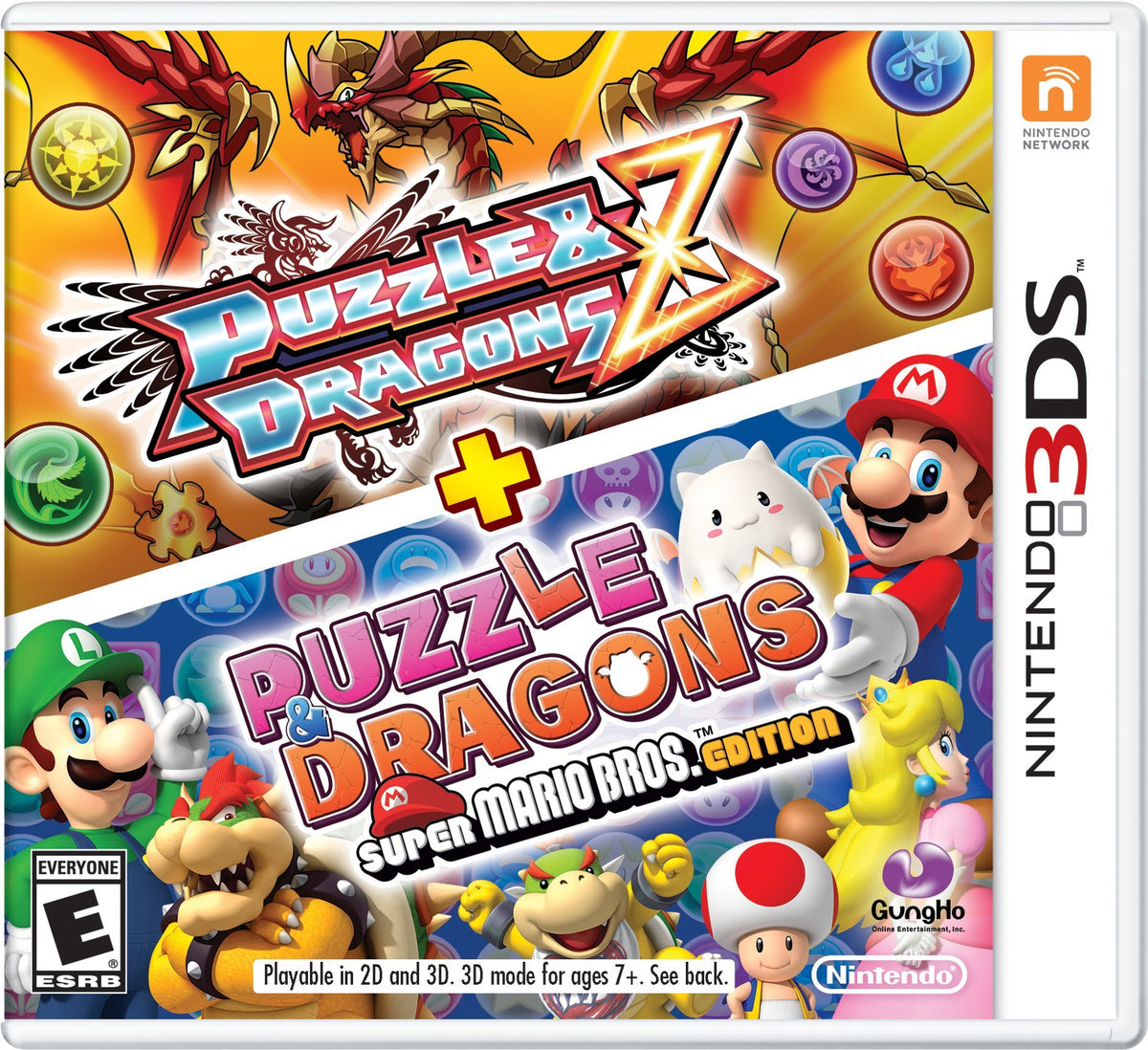 Puzzle & Dragons Z + Puzzle & Dragons Super Mario Bros. - Nintendo 3DS (refurbished)