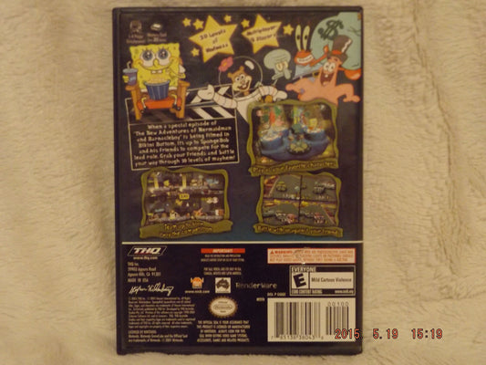 Nintendo SpongeBob Squarepants: Lights, Camera, Pants - Gamecube Game (Model: 785138380438)