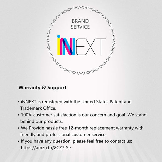 iNNEXT N64 Controller 2 Pack - Classic Wired Joystick for Ultra 64 Console - Black