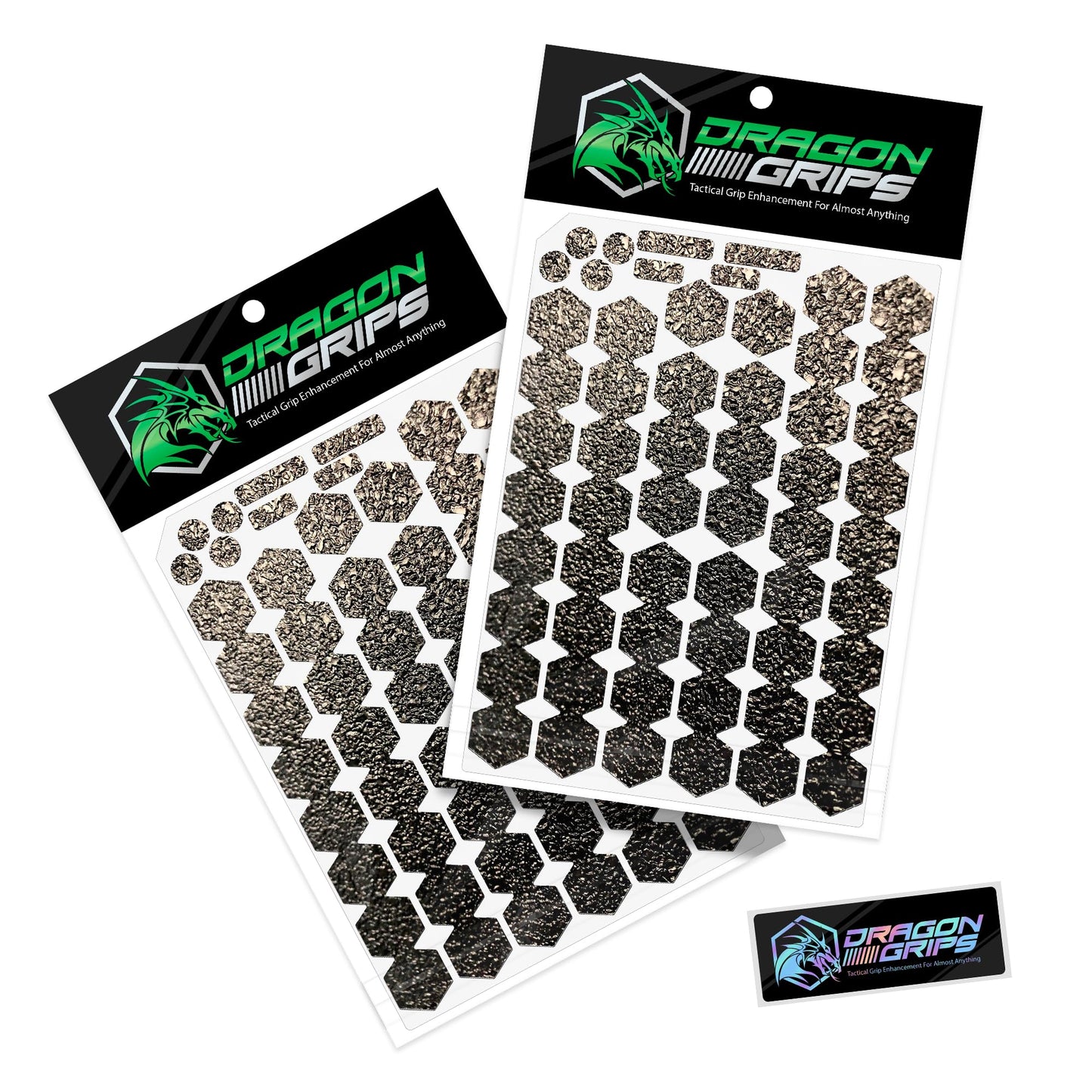 Dragon Grips Universal Controller Grips, 18 Pcs Black Textured Non-Slip Rubber for Xbox, PS4 & PS5 Controller Grip Tape, Perfect