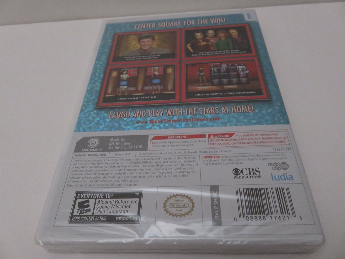 Ubisoft Hollywood Squares Game for Nintendo Wii - Multicolor, One Size, Model 008888176213