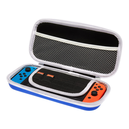Numskull Sonic the Hedgehog Hard Shell Travel Case for Nintendo Switch, Fits 10 Games, Classic Blue, Model NS2200, Plastic Material