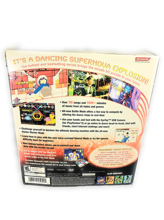 Konami Dance Dance Revolution Supernova Bundle for PlayStation 2 Model 25049
