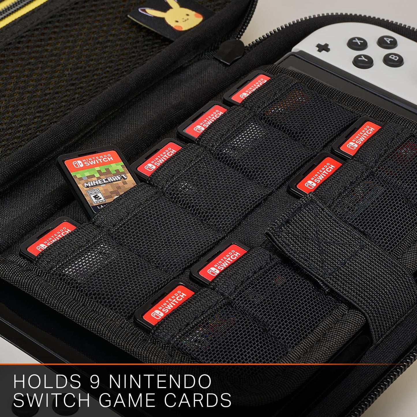 PowerA Nintendo Switch Lite Case - Pikachu Electric Type, Standard Size, Protective Design