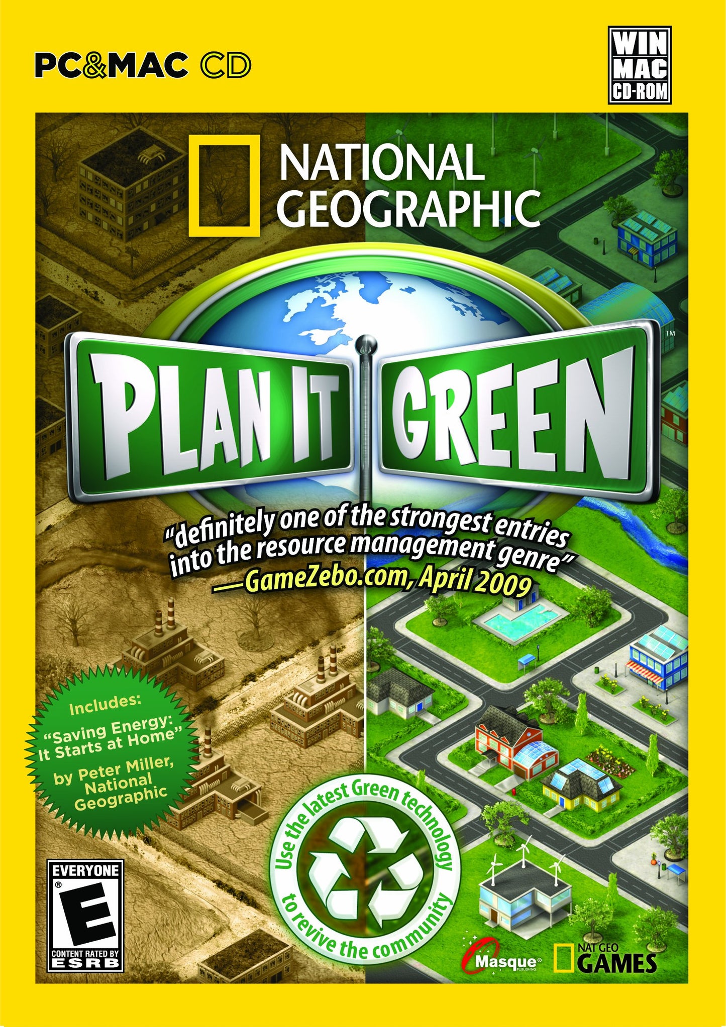 Masque Publishing National Geographic: Plan It Green - PC/Mac - Model 8043427