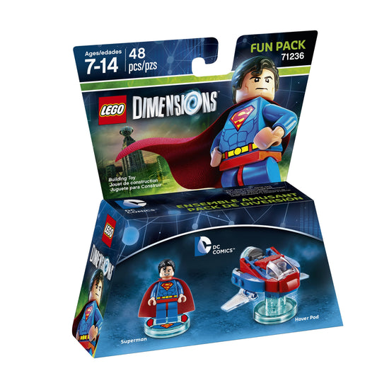 Warner Bros. DC Superman Fun Pack - LEGO Dimensions, Blue & Red, Model 1000561500