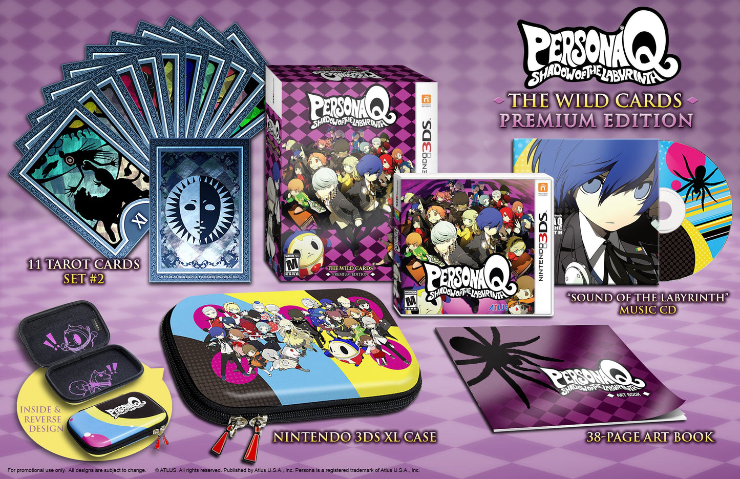 Persona Q: Shadow of the Labyrinth - The Wild Cards Premium Edition Nintendo 3DS