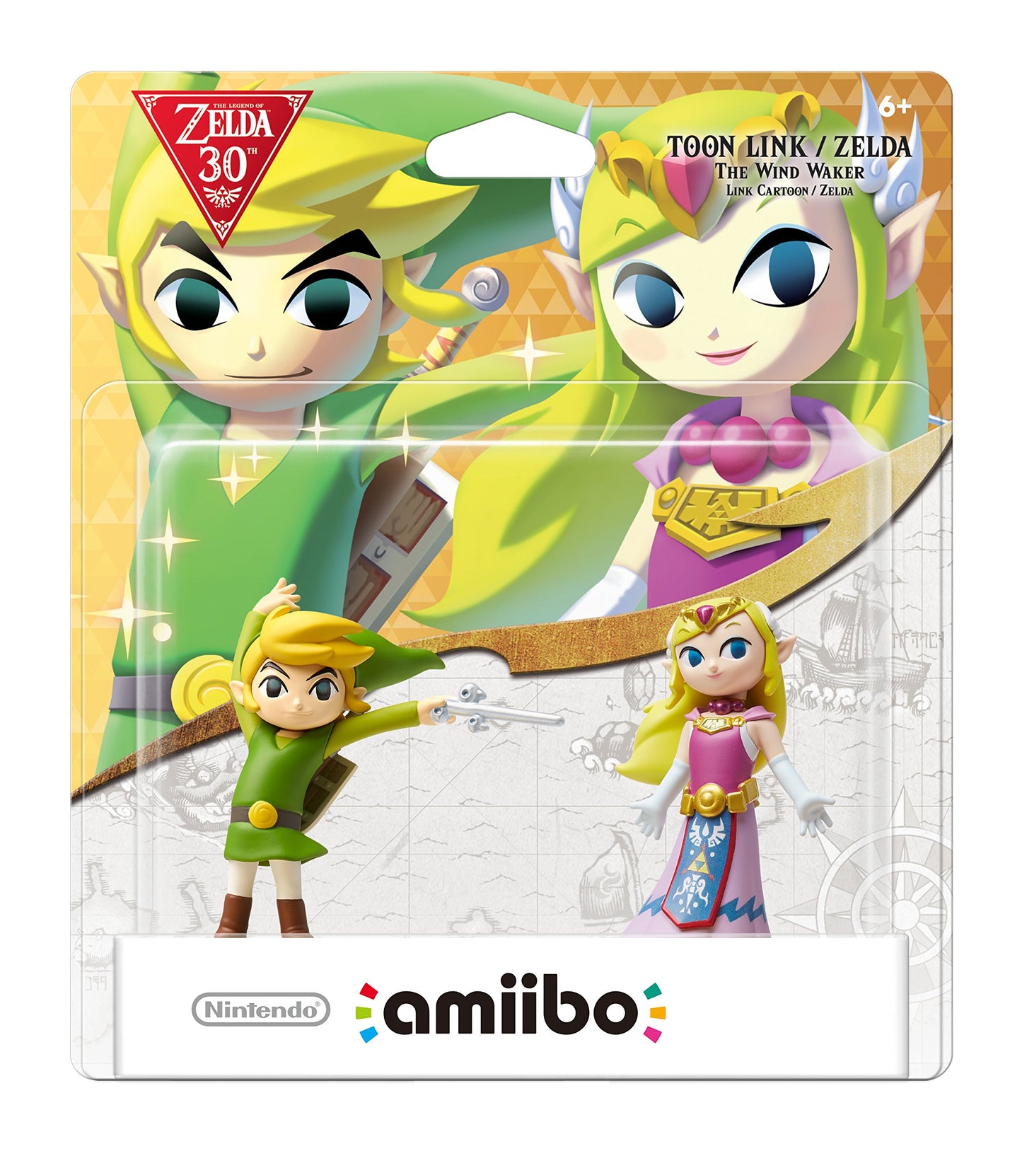 Nintendo Toon Link/Zelda amiibo 2-Pack for Wii U - Model NVLEAK2A