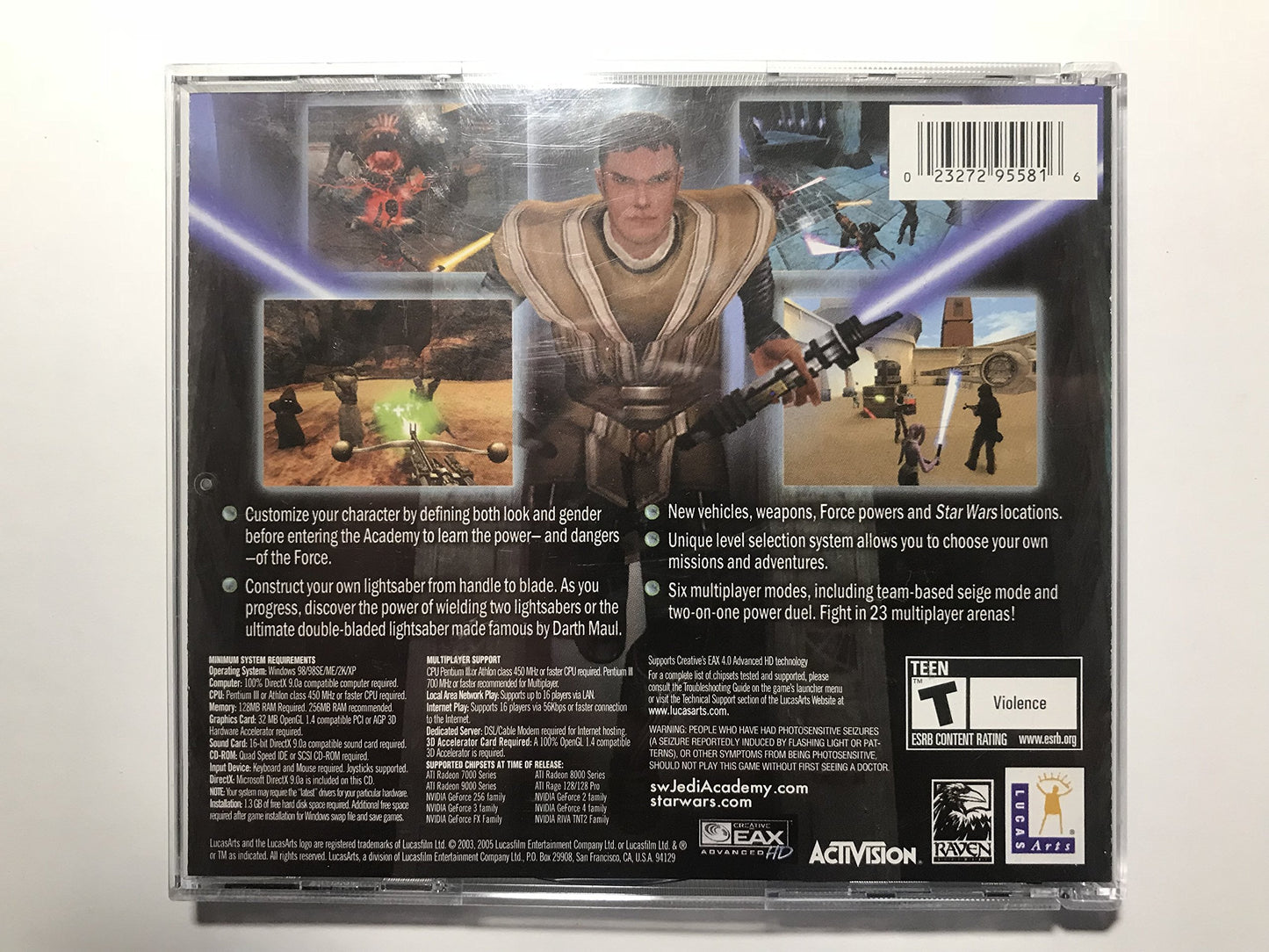 LucasArts Star Wars Jedi Knight: Jedi Academy - PC Jewel Case, Multicolor, Model 23272955816