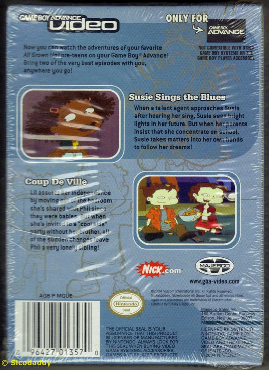 Memorex Video: All Grown Up, Vol. 1 for Game Boy Advance - Classic Gaming Adventure
