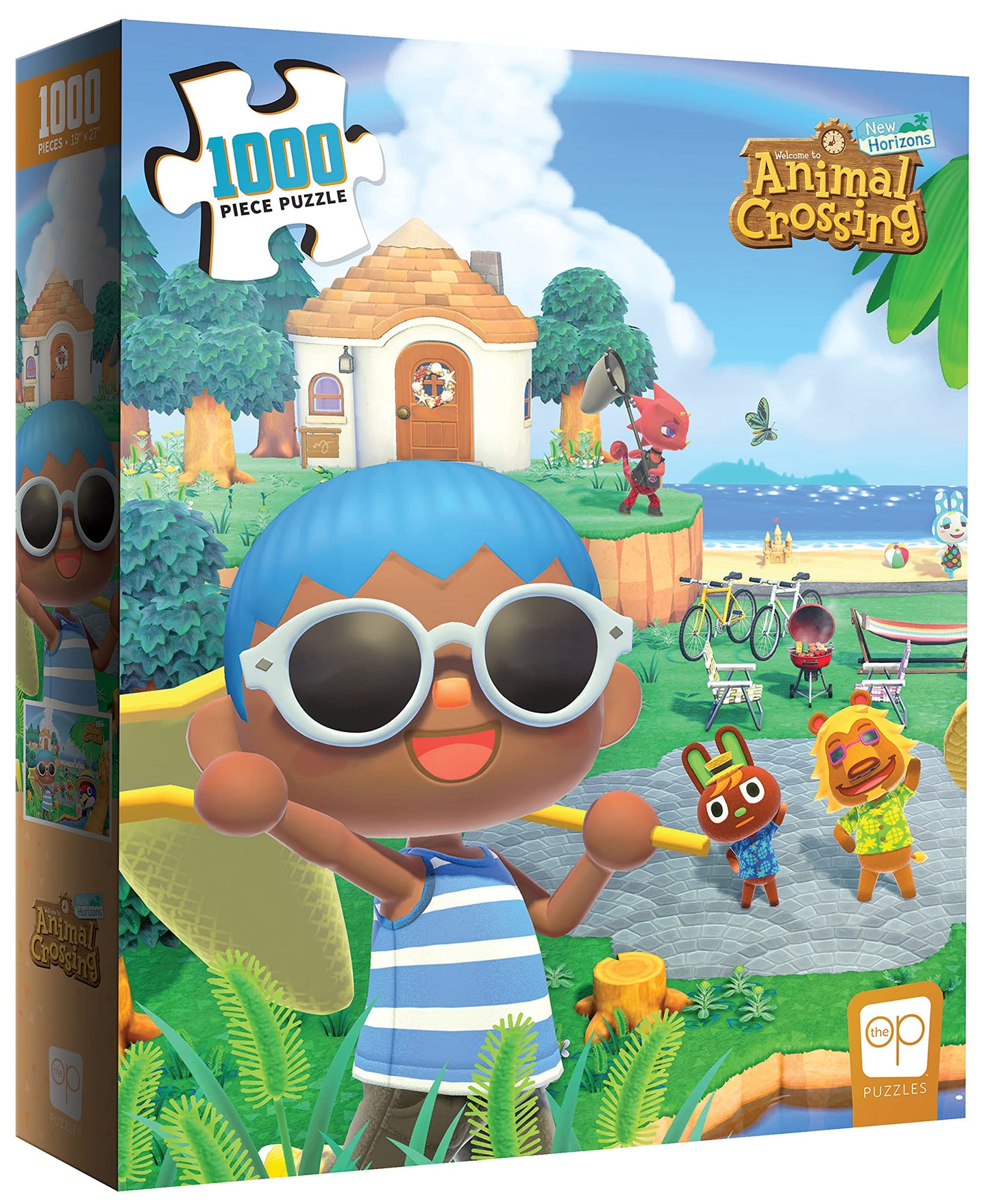 Animal Crossing Summer Fun 1000 Piece Jigsaw Puzzle | Collectible Puzzle Featuring Familiar Characters from The Nintendo Switch