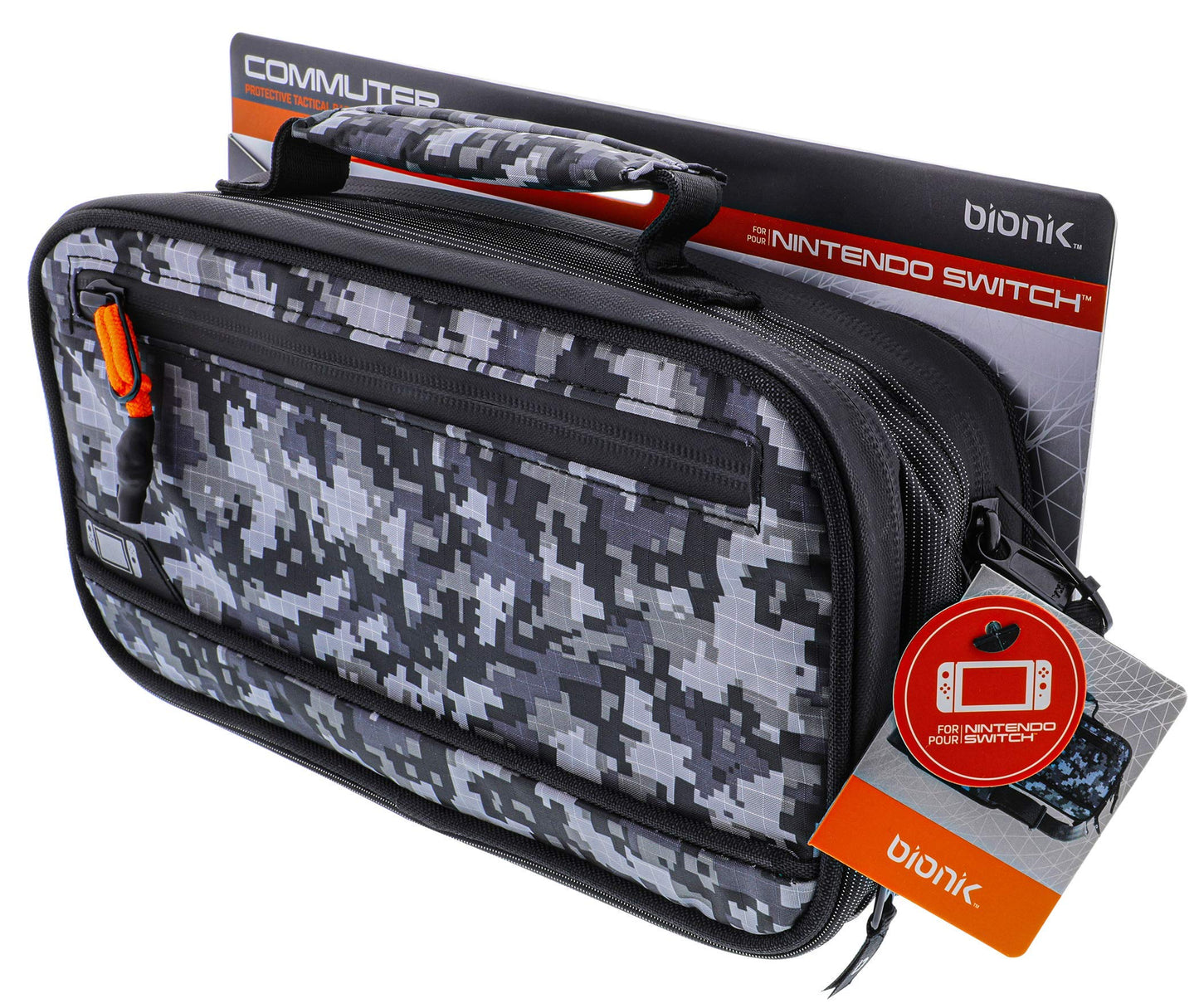 Bionik BNK-9036 Commuter Camo Bag for Nintendo Switch