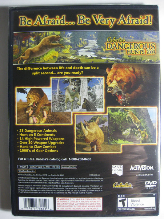 ACTIVISION Cabela's Dangerous Hunts 2009 (Renewed) - Action Adventure Game for Xbox 360