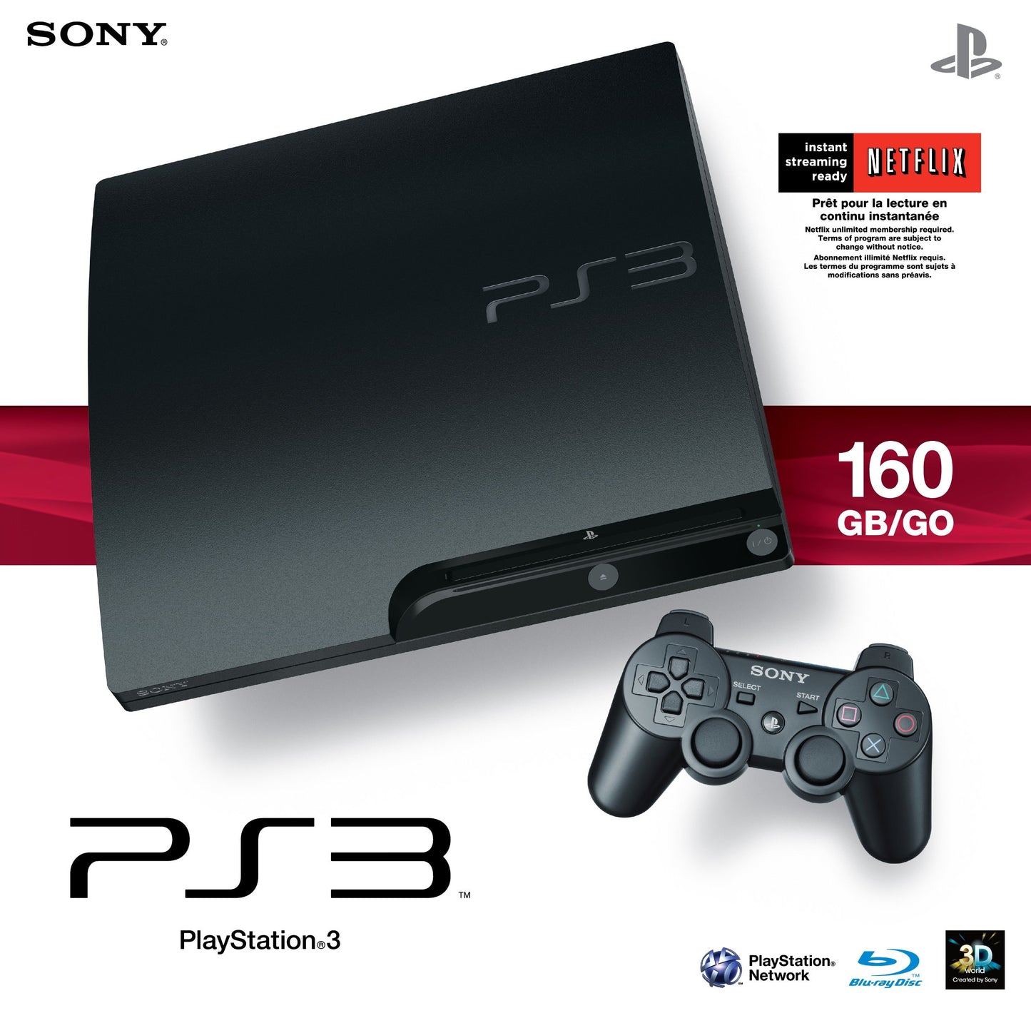 Sony Playstation 3 160GB System (refurbished)