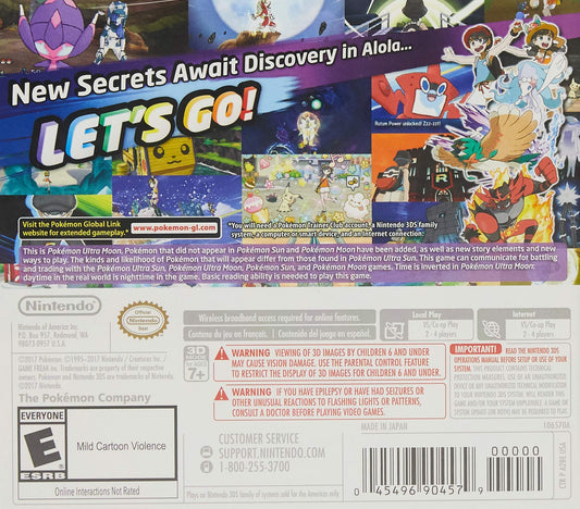 Nintendo Pokémon Ultra Moon - Nintendo 3DS (Renewed) Game